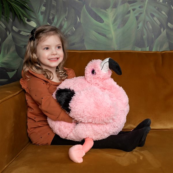 Plüss Cozy Noxxiez Cuddle Pillow Flamingó ...