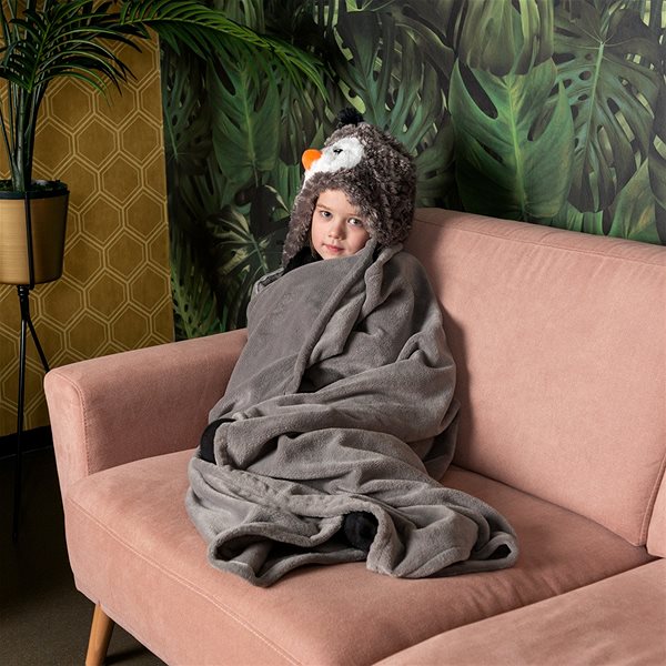Pléd Cozy Noxxiez Blanket Pingvin ...
