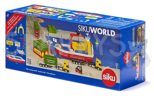 Model lode Siku World – Loď prepravujúca kontajnery ...