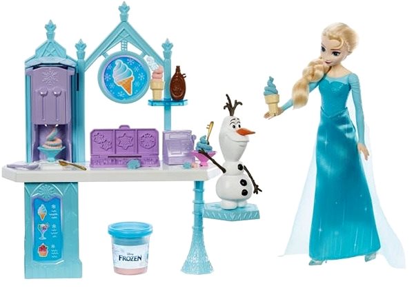 Puppe Frozen Eiscreme-Stand mit Elsa und Olaf Spiel-Set Hmj48 ...
