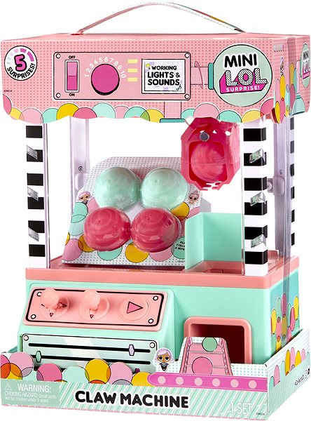 mini lol surprise claw machine