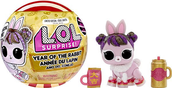 Panenka L.O.L. Surprise! Rok králíka - zvířátko ...