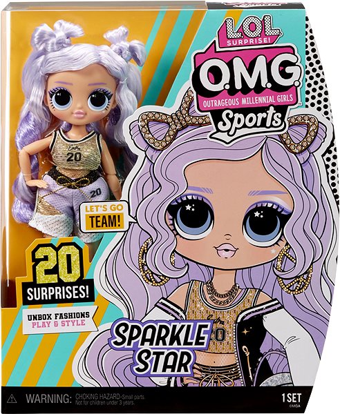 Puppe L.O.L. Surprise! OMG Big Sis Sportswoman, Serie 3 - Sparkle Star ...