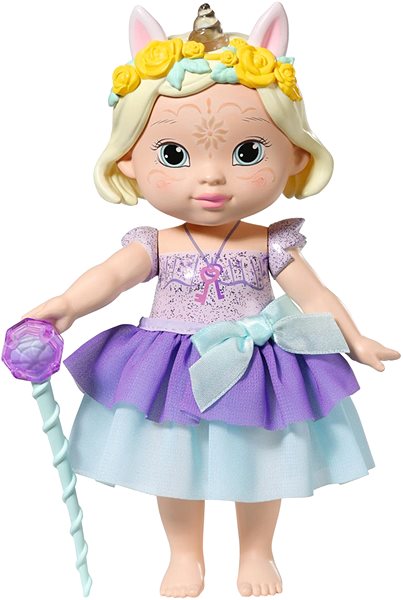 Puppe BABY born Storybook Prinzessin Bella mit Einhorn, 18 cm ...