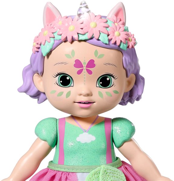 Játékbaba BABY Born Storybook Ivy hercegnő és egyszarvú, 18 cm ...