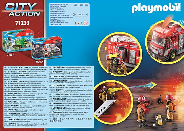 Bausatz Playmobil City Action 71233 Feuerwehrauto ...