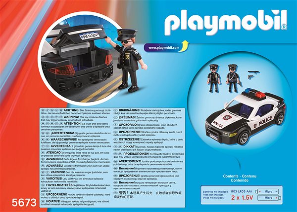 Bausatz Playmobil 5673 - Polizeiauto ...