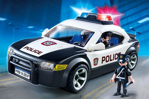 Építőjáték Playmobil 5673 Rendőrautó villogóval és rendőrökkel ...