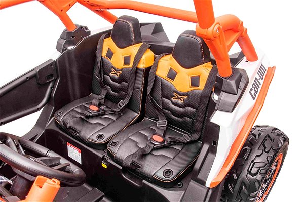 Elektrické auto pre deti Beneo Elektrické autíčko Can-am Maverick, oranžové ...