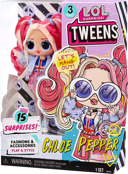 Bábika L.O.L. Surprise! Tweens bábika, série 3 – Chloe Pepper ...