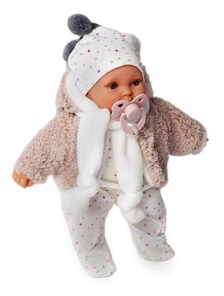 Játékbaba Antonio Juan 11019 Kika - valósághű baba hangokkal és puha szövet testtel - 27 cm ...