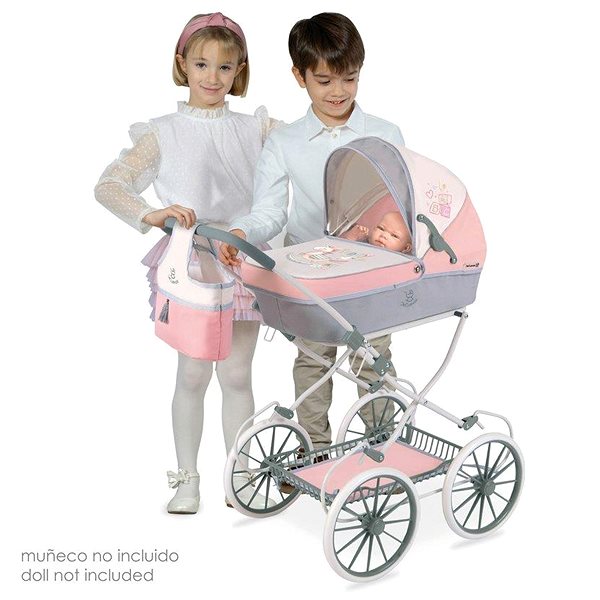 Kočík pre bábiky DeCuevas 80086 Skladací kočík pre bábiky s taškou FUNNY 2023 – 81 cm ...