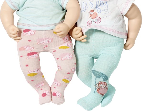 Oblečenie pre bábiky Baby Annabell Pančucháče, zelené, 43 cm ...