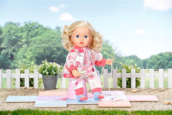 Oblečenie pre bábiky Baby Annabell Súprava na von Deluxe, 43 cm ...
