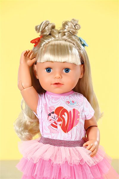 Bábika Staršia sestrička BABY born Play & Style, blondínka, 43 cm ...