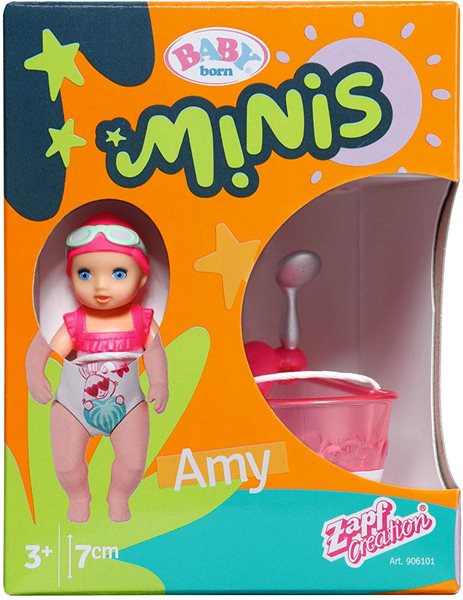 Puppe BABY born Minis-Set mit Badewanne und Puppe ...