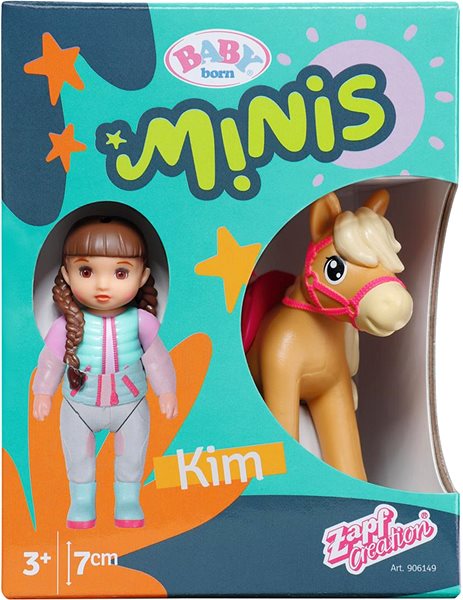 Puppe BABY born Minis Set mit Pferd und Puppe ...