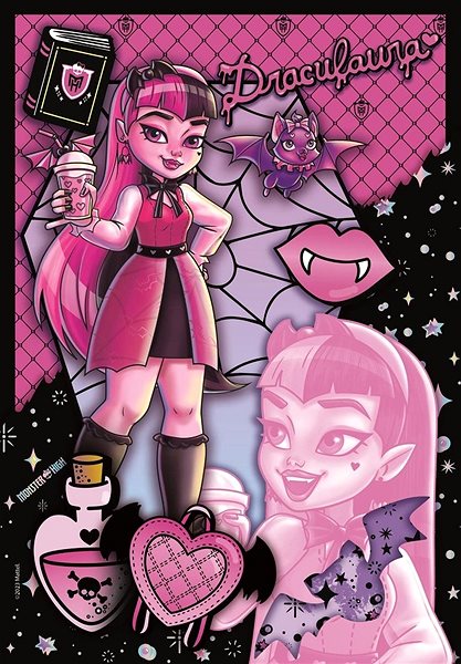 Puzzle Monster High Puzzle - Draculaura, 150 darabos ...