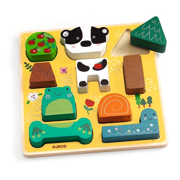 Puzzle DJECO Holzpuzzle Waldtiere ...