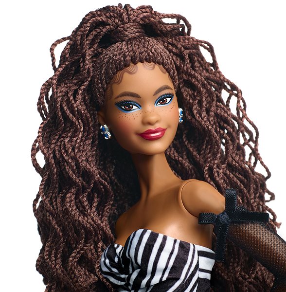 Bábika Barbie Bábika 65. výročie čiernovláska ...