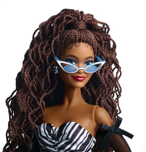 Bábika Barbie Bábika 65. výročie čiernovláska ...