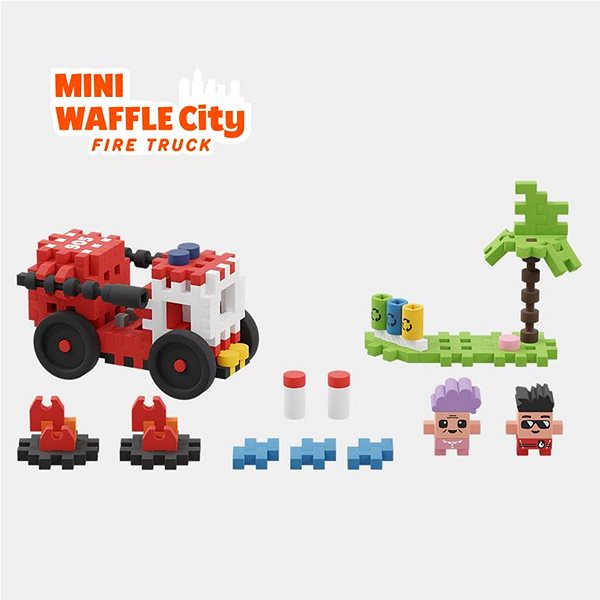 Bausatz Mini Waffle City Feuerwehrauto 80 Stück ...