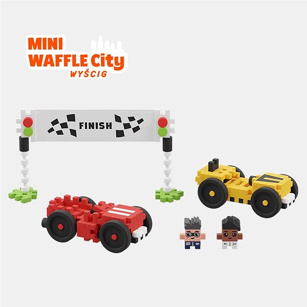 Stavebnica Mini Waffle City Preteky 80 ks ...