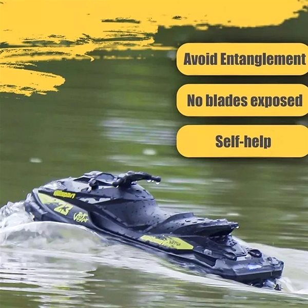 RC Schiff Brushed RC Hochgeschwindigkeits-Jetboot mit Lichtern ...