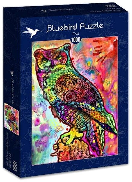 Puzzle BLUEBIRD Puzzle Zvířata - Sova 1000 dílků ...