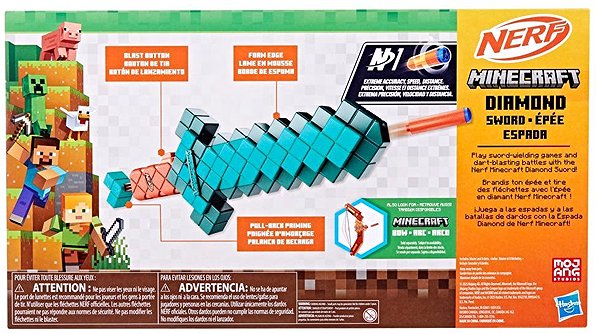 Nerf puska Hasbro NERF Minecraft gyémánt kard ...