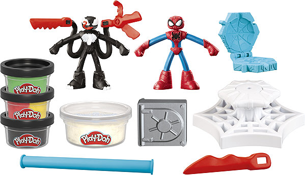 Modelína Play-Doh Spider-Man Launch and Slice Battle ...