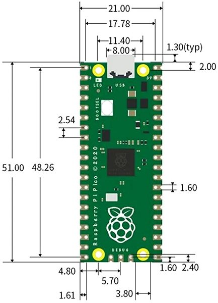 Stavebnice Keyestudio Arduino Raspberry PI Pico (bez Pin Heasder a USB kabel) ...