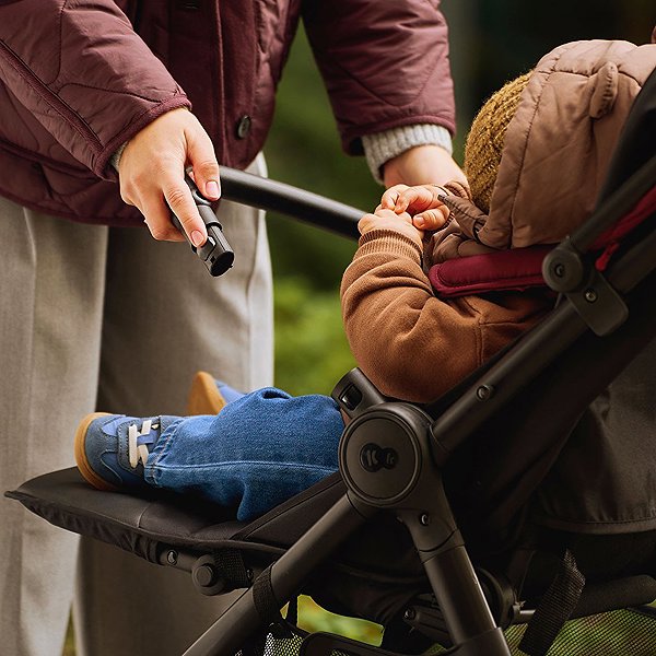 Baby Buggy Kinderkraft Grande 2 Sports Pushchair Dark Ruby ...