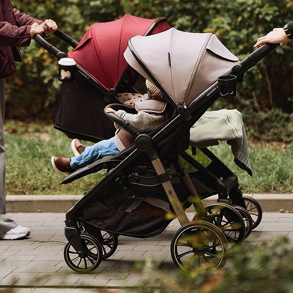 Baby Buggy Kinderkraft Grande 2 Sports Pushchair Dark Ruby ...