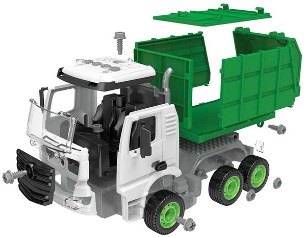 Building Set Kids World Logic Set Logis Car Garbage Truck ...