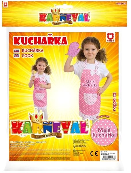 Costume Rappa Children's set small cook 3 - 7 years 2 pcs .