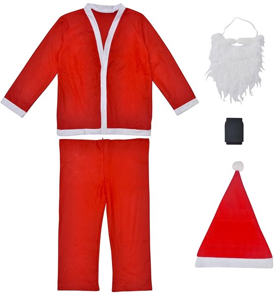Kostým SHUMEE Santa Claus vianočný kostým, sada ...