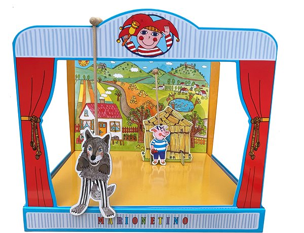 Loutka Marionetino Loutkové divadlo Tři prasátka ...