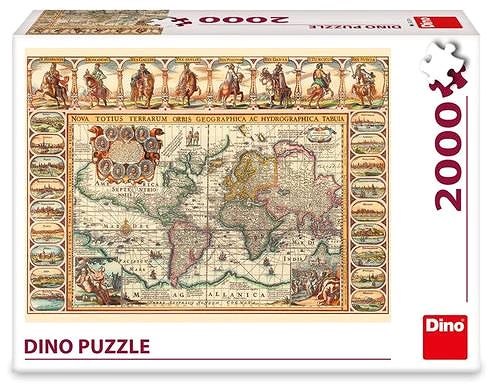 Puzzle Dino Historická mapa sveta ...