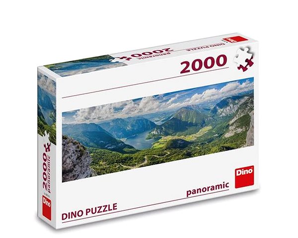 Puzzle Dino Pohled na Alpy panoramic ...