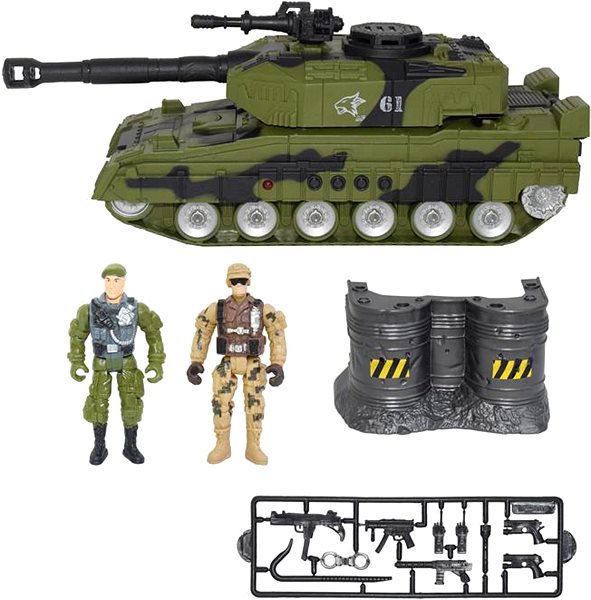 Mac Toys Starx Tank with sound plastic model.