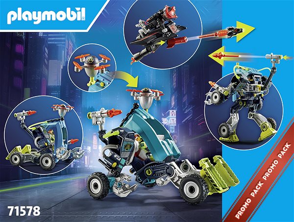 Building Set Playmobil 71578 Robot vs. glider ...
