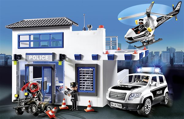 Bausatz Playmobil Polizeistation ...
