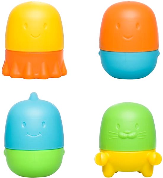 Water Toy Ubbi Variable Bath Toy Set .