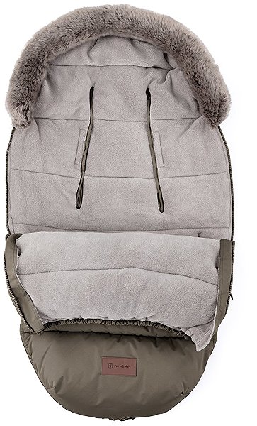 Babakocsi bundazsák Petite&Mars Comfy 4in1 bundazsák + Furry Mocha Mousse kesztyű ...