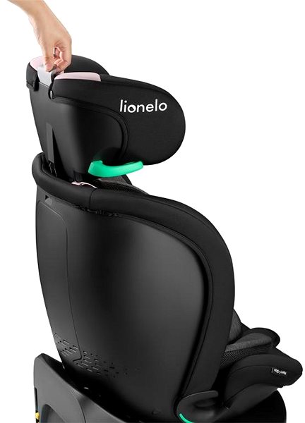 Gyerekülés Lionelo Navy i-Size Black Pink ...