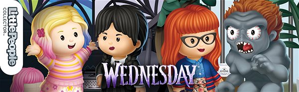 Figuren Fisher-Price Little People aus der Serie Wednesday 4 Stück ...
