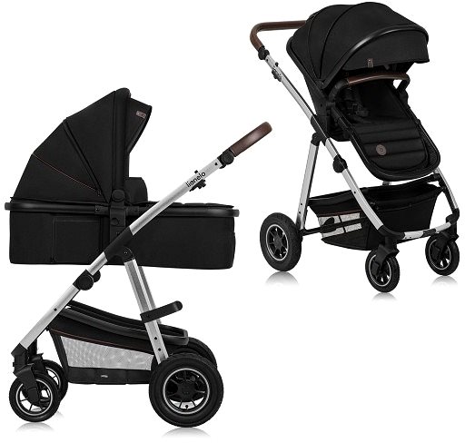 Baby Buggy Lionelo Amber 2in1 Black Silver ...