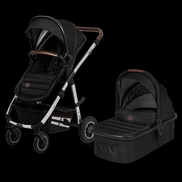 Baby Buggy Lionelo Amber 2in1 Black Silver ...
