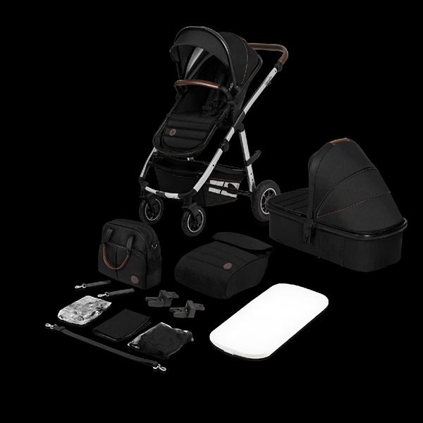 Baby Buggy Lionelo Amber 2in1 Black Silver ...